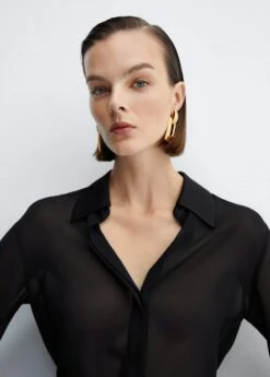 Chemise Bords Satinés -New Trendy Shop 57069106 99 D1