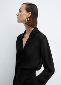 Chemise Bords Satinés -New Trendy Shop 57069106 99 D2