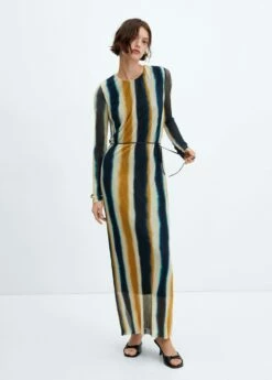 Robe Maille Filet Tie And Dye -New Trendy Shop 57069117 20 99999999 01