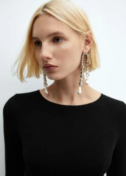 Robe Ouvertures Détail Métallique -New Trendy Shop 57069121 99 D1