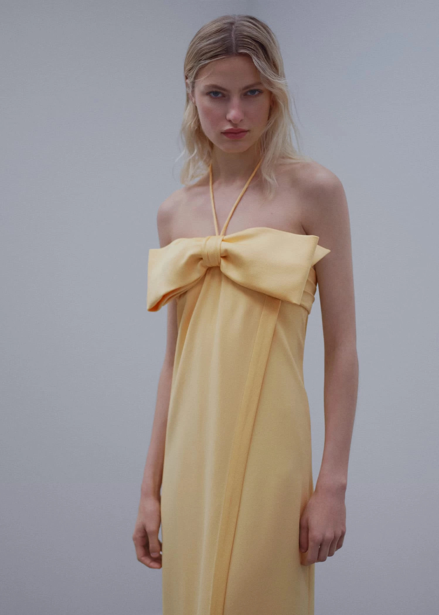 Robe Cache-cœur Col Nœud 1 Robe Cache-cœur Col Nœud