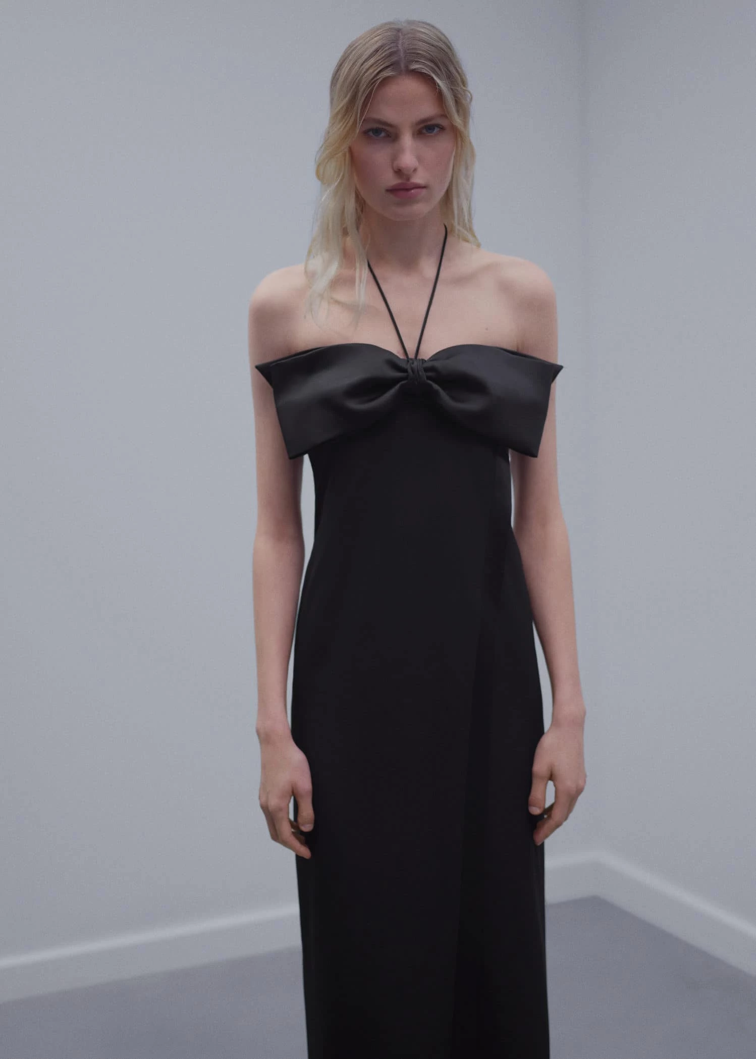 Robe Cache-cœur Col Nœud 9 Robe Cache-cœur Col Nœud – Image 9