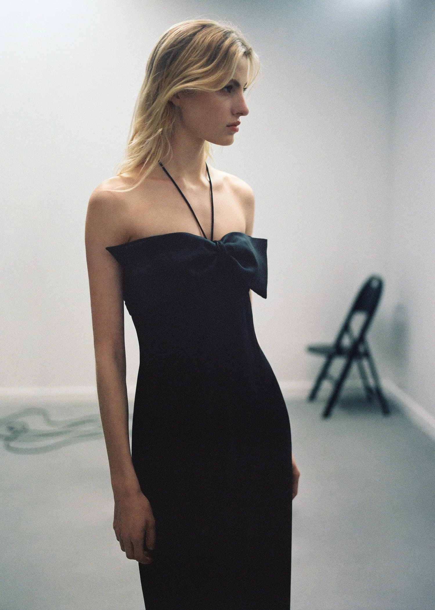 Robe Cache-cœur Col Nœud 15 Robe Cache-cœur Col Nœud – Image 15