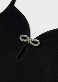 Robe Maille Détail Strass -New Trendy Shop 57072516 99 D8