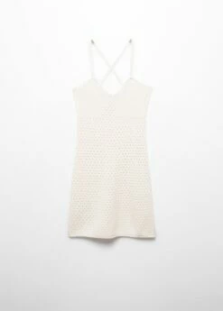 Robe Maille Détail Ajouré -New Trendy Shop 57072879 02 B