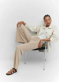 Pantalon évasé Maille -New Trendy Shop 57072880 07 D2