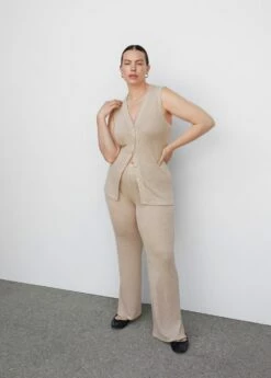 Pantalon évasé Maille -New Trendy Shop 57072880 07 D4