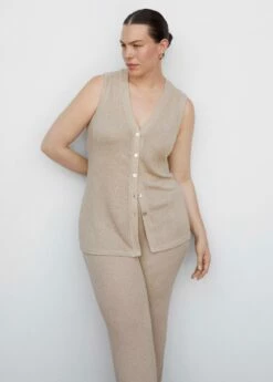 Pantalon évasé Maille -New Trendy Shop 57072880 07 D5