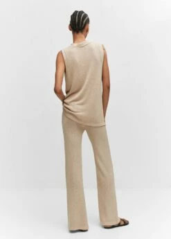 Pantalon évasé Maille -New Trendy Shop 57072880 07 R