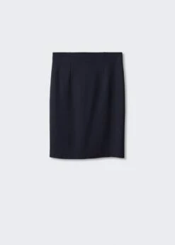 Jupe Crayon Fendue Maille Point De Rome 22 Jupe Crayon Fendue Maille Point De Rome -New Trendy Shop 57072885 69 B