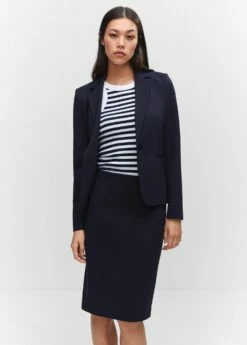 Jupe Crayon Fendue Maille Point De Rome 19 Jupe Crayon Fendue Maille Point De Rome -New Trendy Shop 57072885 69 D1