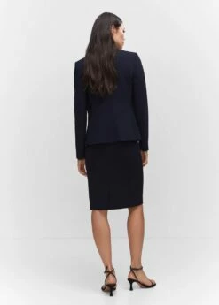 Jupe Crayon Fendue Maille Point De Rome 18 Jupe Crayon Fendue Maille Point De Rome -New Trendy Shop 57072885 69 R