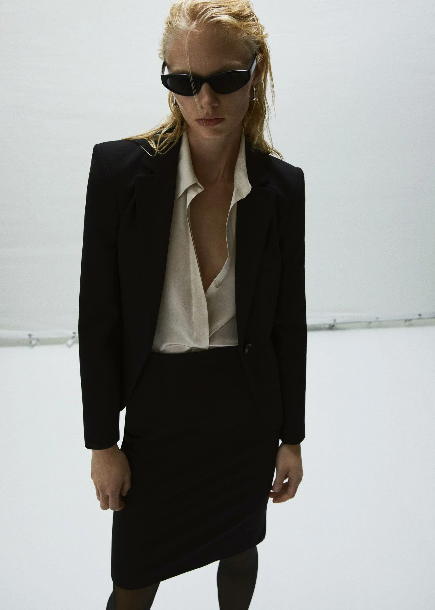 Jupe Crayon Fendue Maille Point De Rome 13 Jupe Crayon Fendue Maille Point De Rome – Image 13