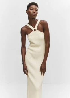 Robe Maille Détail Anneau