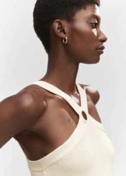 Robe Maille Détail Anneau -New Trendy Shop 57072890 05 D1