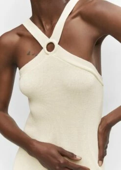 Robe Maille Détail Anneau -New Trendy Shop 57072890 05 D6