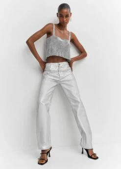 Top Maille Filet Cristaux -New Trendy Shop 57072892 PL D2