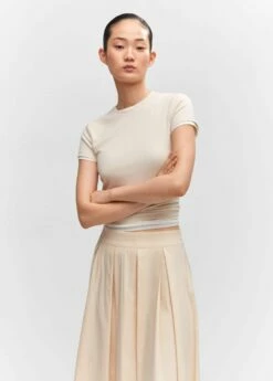 Jupe Midi à Pinces -New Trendy Shop 57073803 05 D1