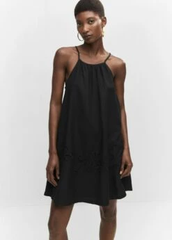 Robe Détails Brodés