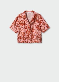 Chemise Imprimée Manches Courtes -New Trendy Shop 57074011 85 B