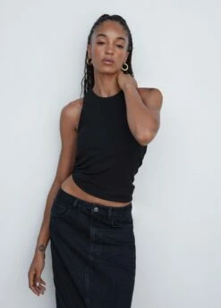 Top Emmanchures Américaines Dos Plongeant