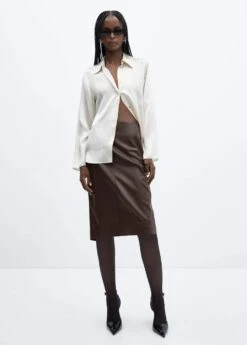 Jupe Crayon Similicuir 18 Jupe Crayon Similicuir -New Trendy Shop 57074406 77 99999999 01