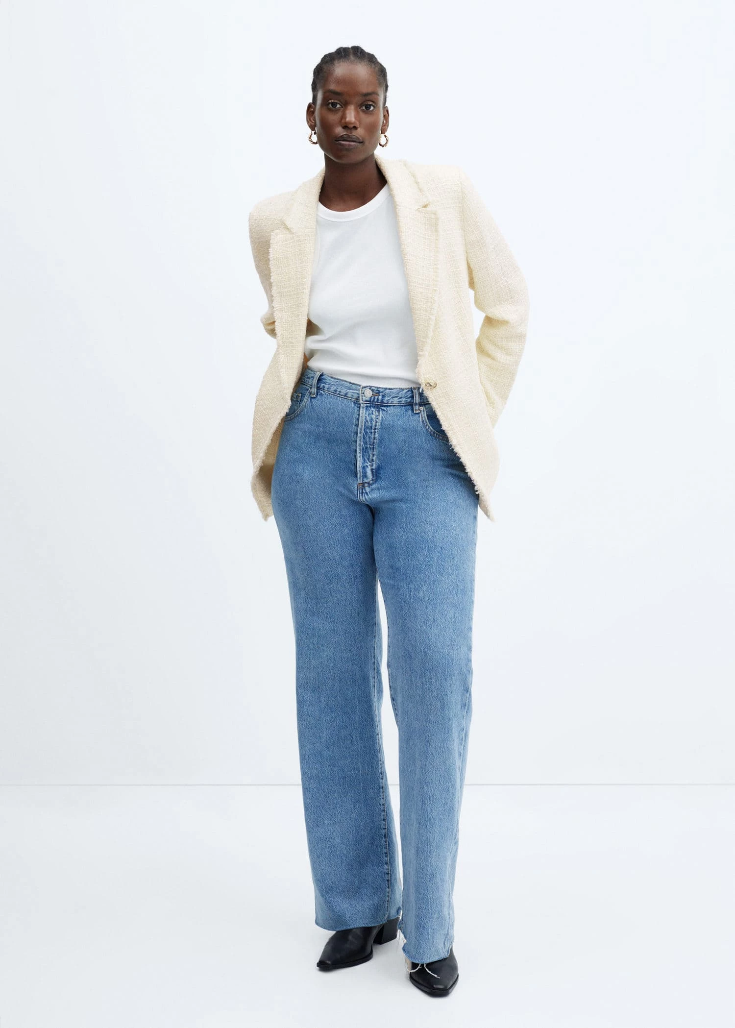 Veste Tweed Bouton Bijou 15 Veste Tweed Bouton Bijou – Image 15