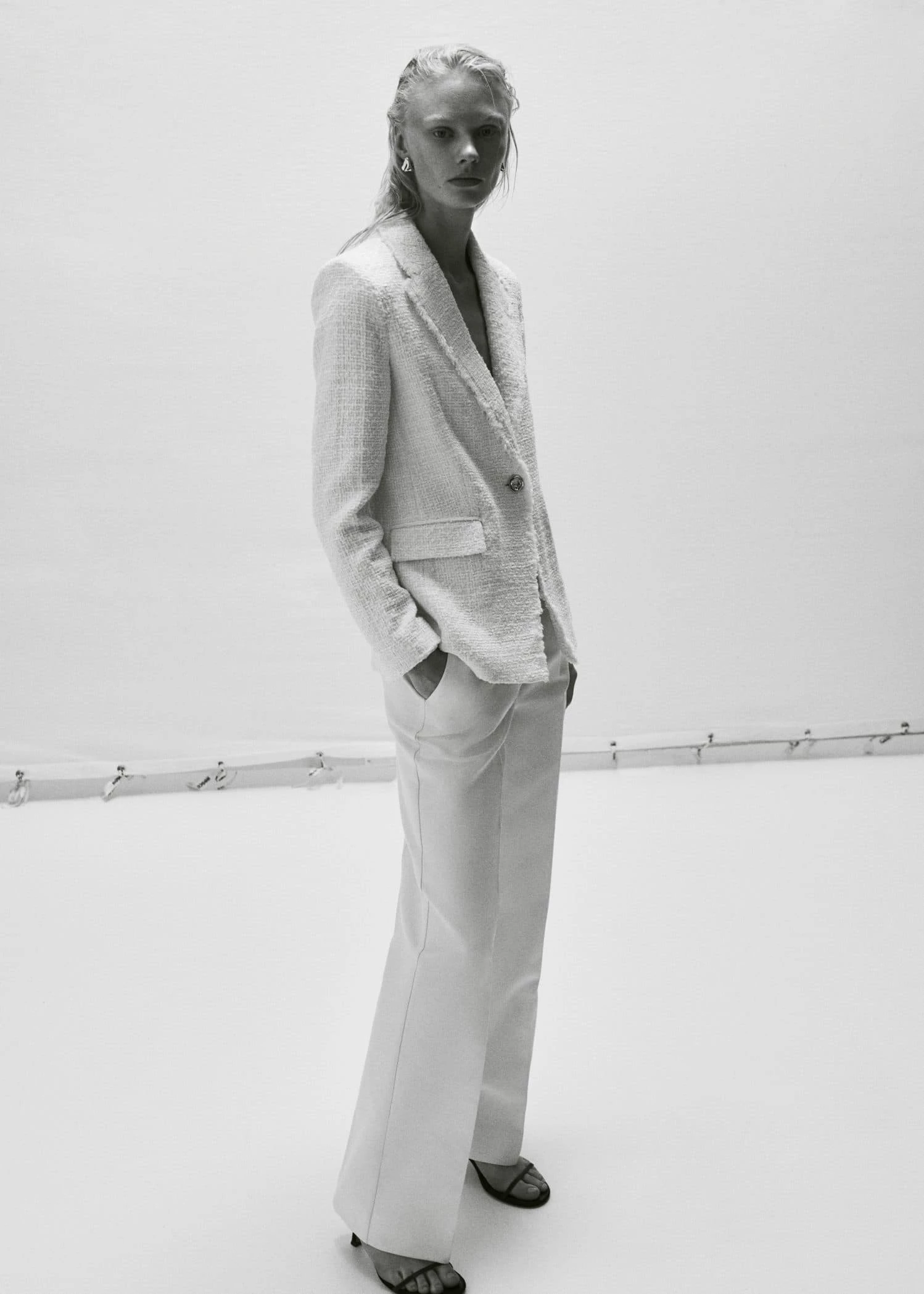 Veste Tweed Bouton Bijou 19 Veste Tweed Bouton Bijou – Image 19