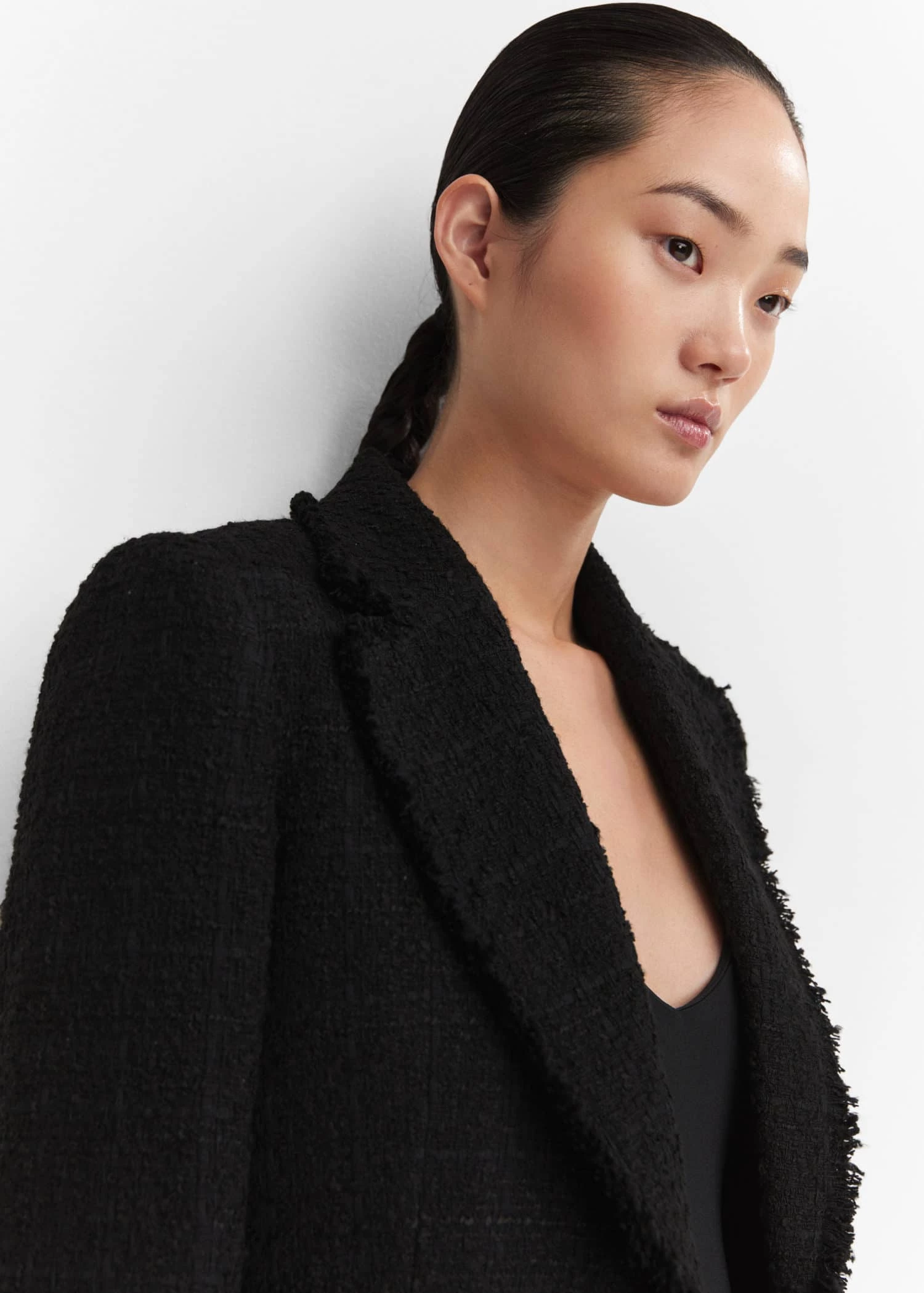 Veste Tweed Bouton Bijou 4 Veste Tweed Bouton Bijou – Image 4