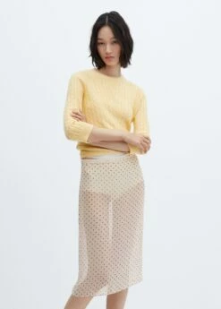 Jupe Pois Semi-transparente 12 Jupe Pois Semi-transparente -New Trendy Shop 57074433 05 D1