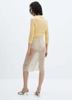 Jupe Pois Semi-transparente 11 Jupe Pois Semi-transparente -New Trendy Shop 57074433 05 R