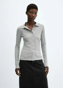 Chemise Maille Côtelée 21 Chemise Maille Côtelée -New Trendy Shop 57075809 92