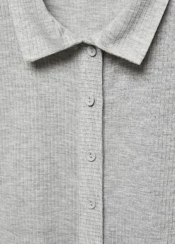 Chemise Maille Côtelée 26 Chemise Maille Côtelée -New Trendy Shop 57075809 92 D8