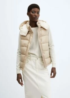 Gilet Matelassé Imperméable à Capuche
