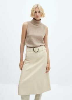 Jupe Midi Ceinture Similicuir 24 Jupe Midi Ceinture Similicuir -New Trendy Shop 57075965 05 D1