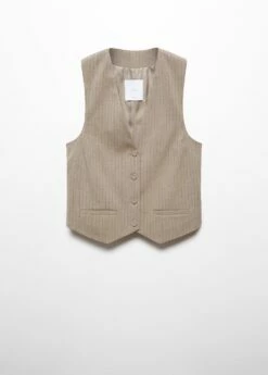 Gilet Fines Rayures 13 Gilet Fines Rayures -New Trendy Shop 57075968 35 B