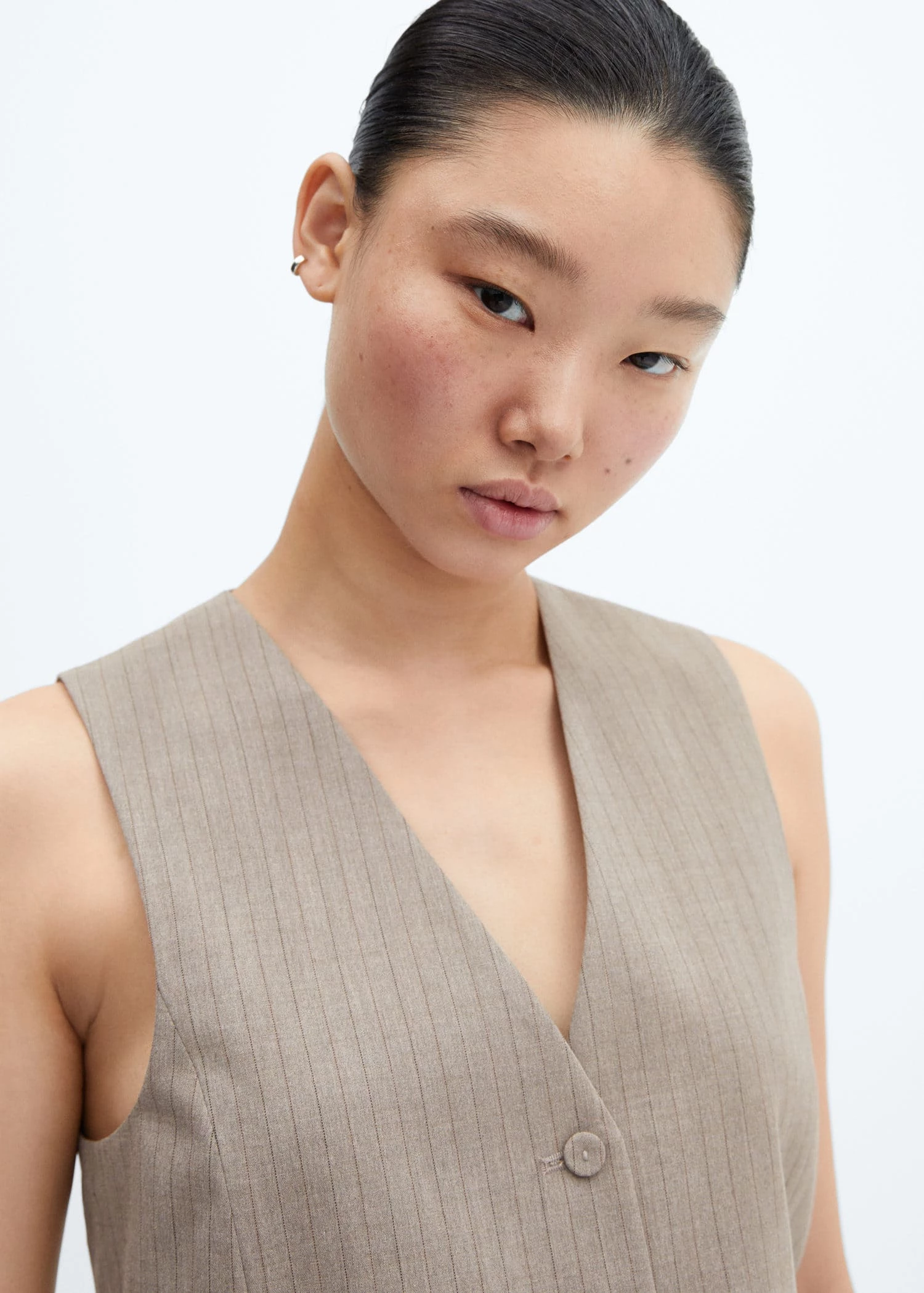 Gilet Fines Rayures 4 Gilet Fines Rayures – Image 4