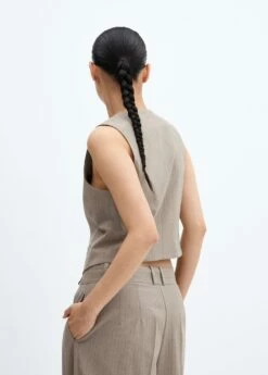 Gilet Fines Rayures 9 Gilet Fines Rayures -New Trendy Shop 57075968 35 R