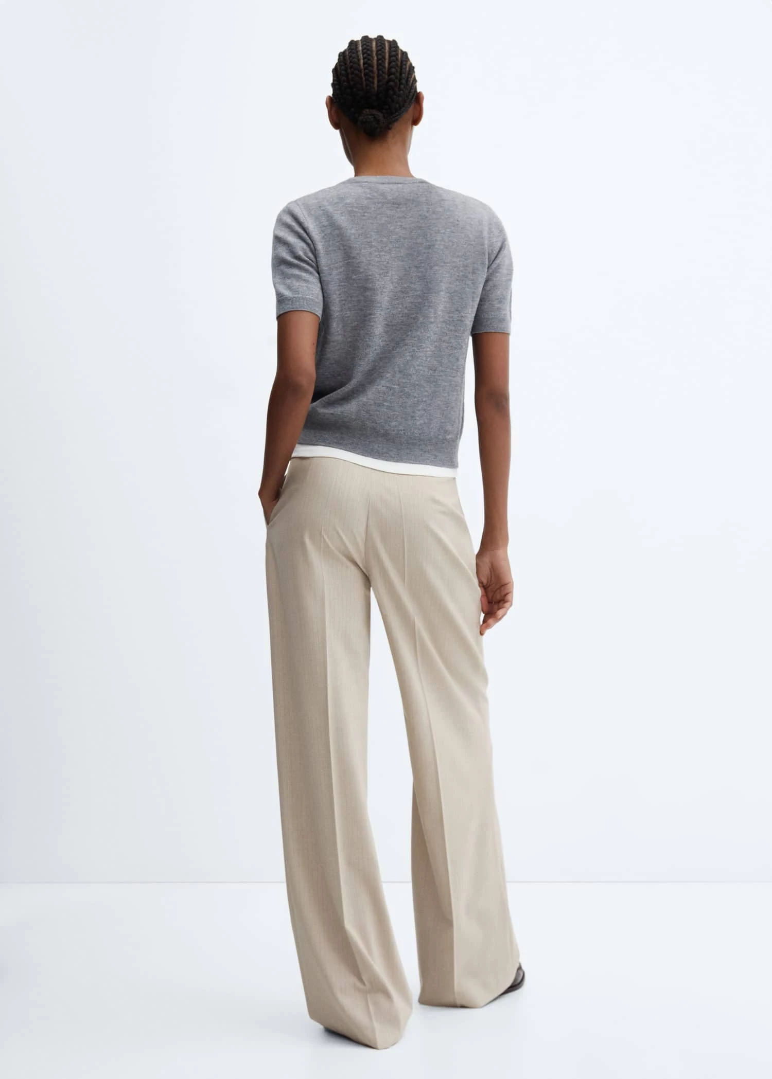 Pantalon De Costume à Rayures 3 Pantalon De Costume à Rayures – Image 3