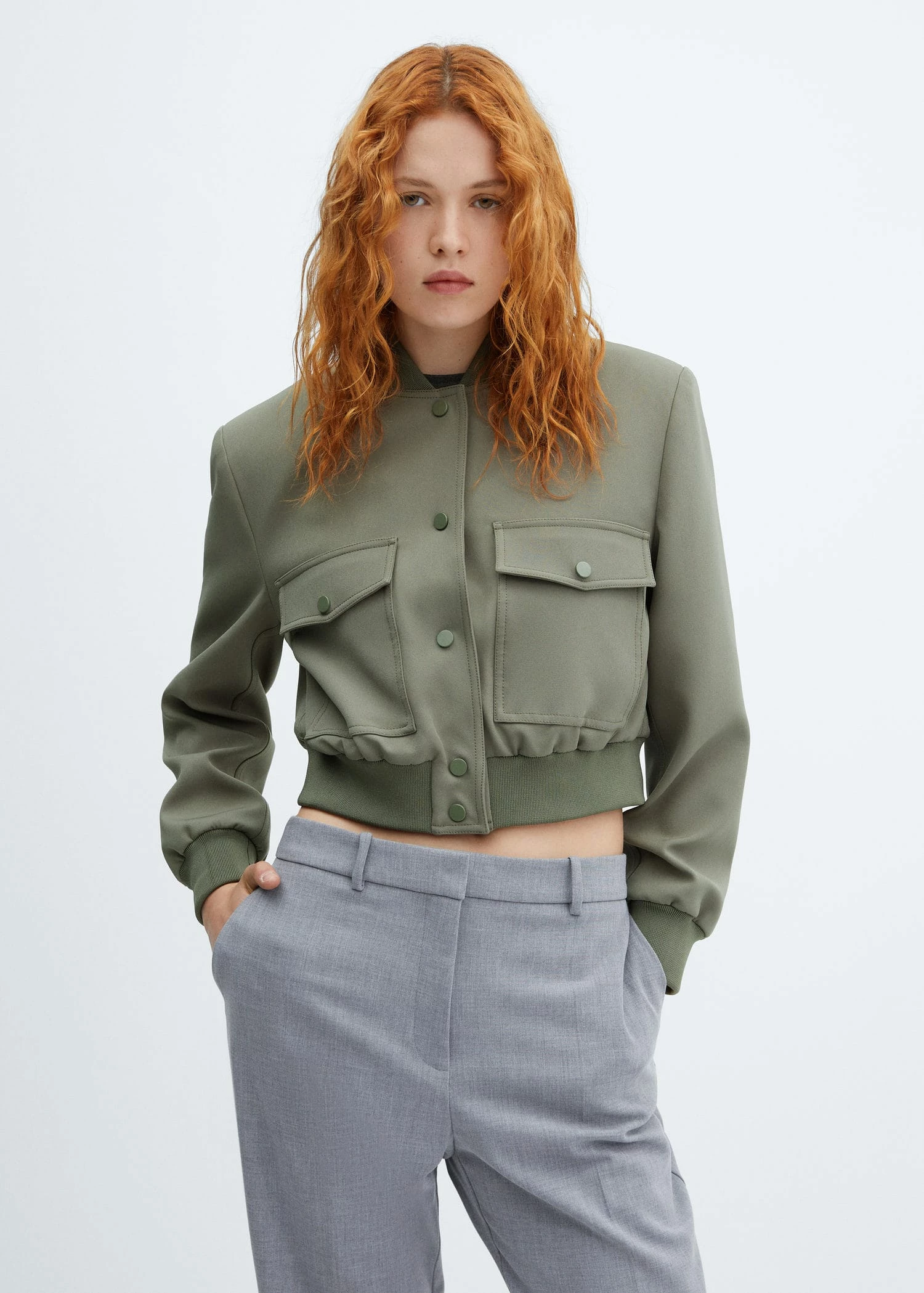 Veste Bomber épaulettes 1 Veste Bomber épaulettes