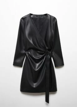 Robe Cache-cœur Similicuir 15 Robe Cache-cœur Similicuir -New Trendy Shop 57076711 99 B