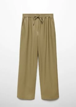 Pantalon Taille élastique Similicuir -New Trendy Shop 57076712 43 B