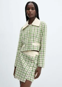 Minijupe Tweed Boutons