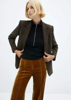 Pantalon Velours Coutures -New Trendy Shop 57077741 16 D1