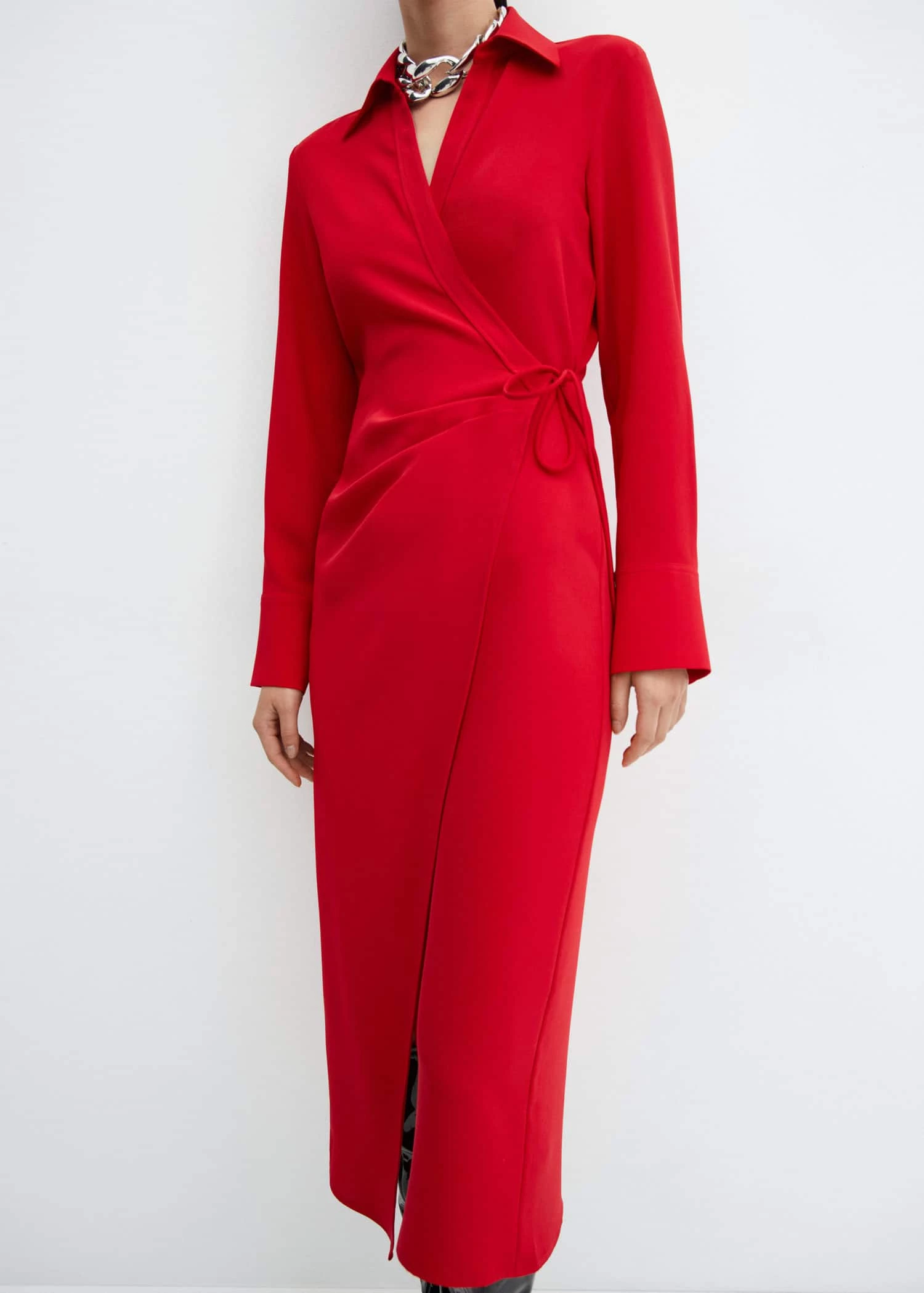 Robe Chemisier Croisée 9 Robe Chemisier Croisée – Image 9