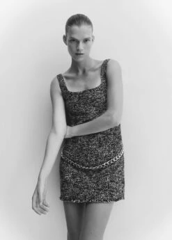 Robe Tweed Chaîne -New Trendy Shop 57077762 99 D2