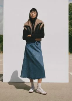 Jupe Midi Denim -New Trendy Shop 57078266 TM D6