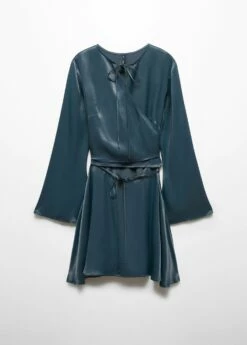 Robe Cache-cœur Satinée 13 Robe Cache-cœur Satinée -New Trendy Shop 57078276 59 B