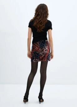 Mini-jupe à Sequins -New Trendy Shop 57079107 70 R