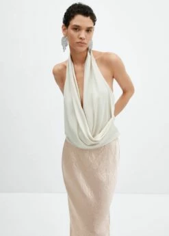 Jupe Extra Longue Satinée -New Trendy Shop 57079122 08 D1